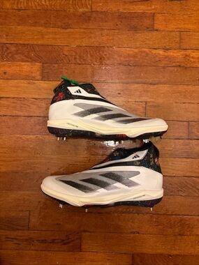 Mens Adidas Julio Rodriguez Baseball Cleats Floral Accent size 10.5